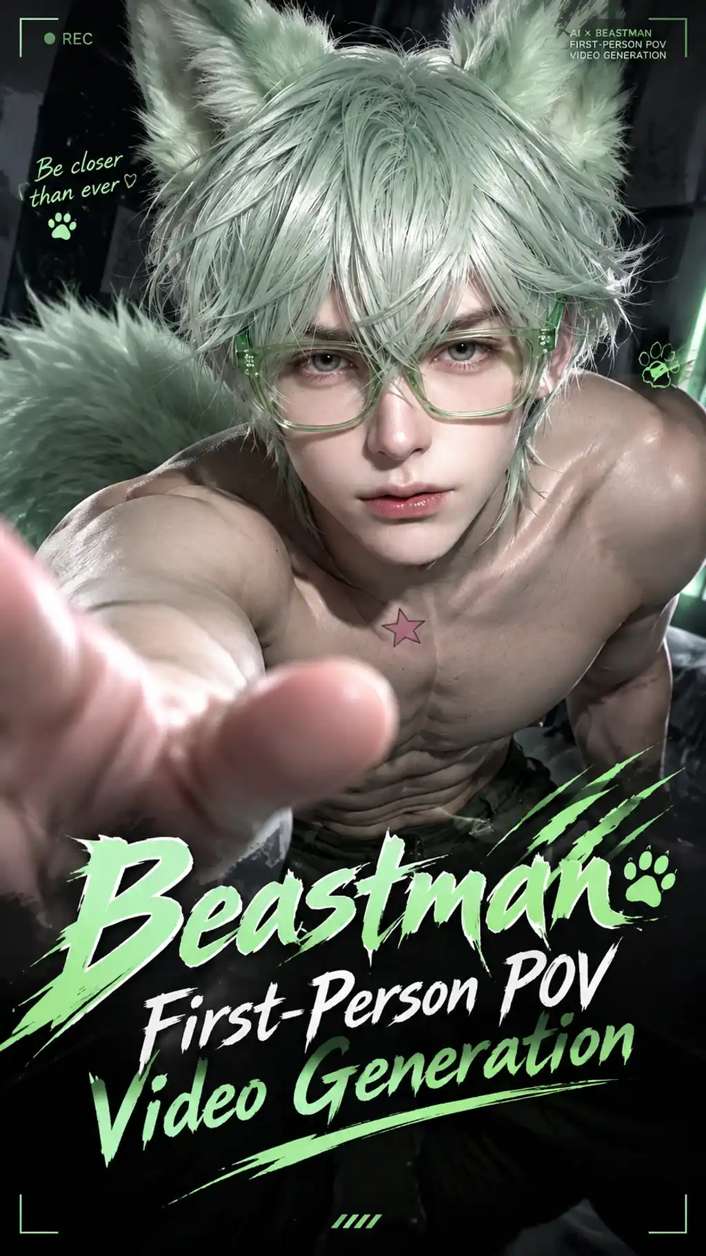 Beastman First-Person POV Video Generation
