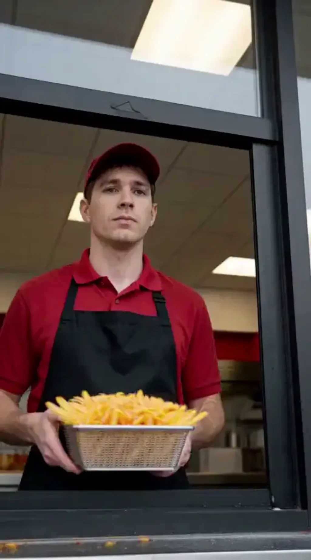 Fries Hit Car