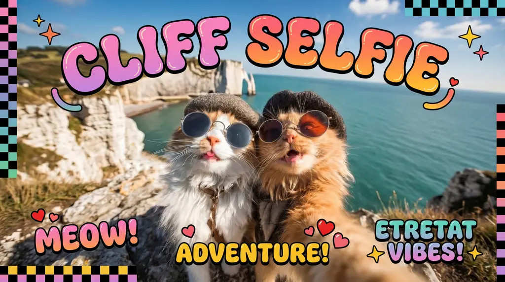 Selfie bên vách đá