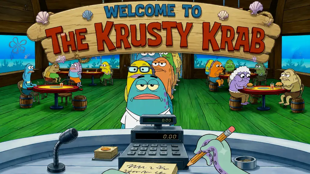 Chào mừng đến với Nhà hàng Krusty Krab
